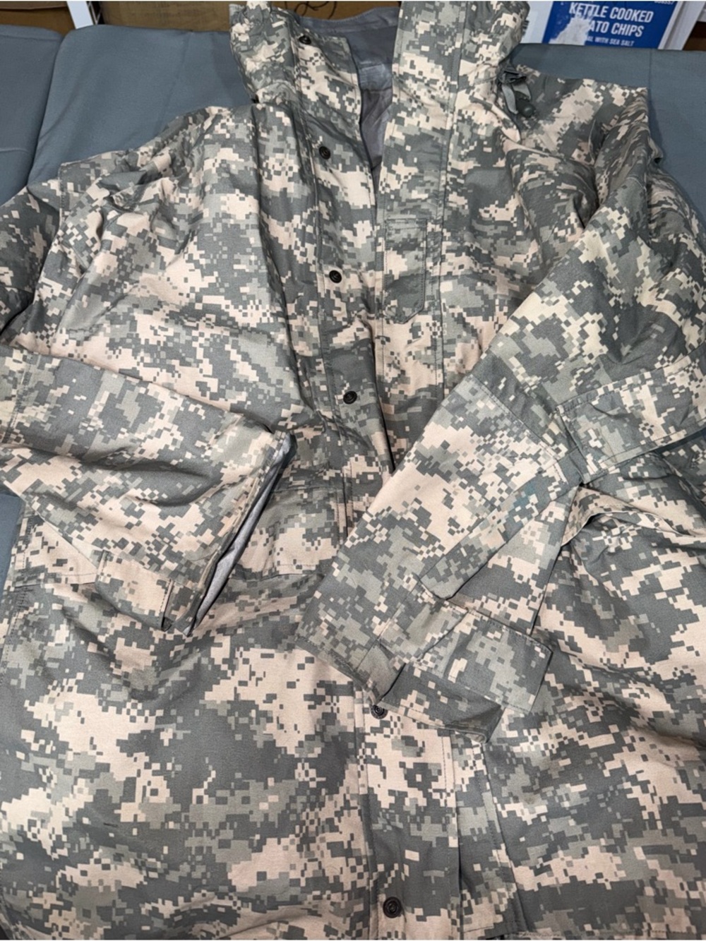 Digital Camo Military Jacket